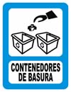 GS-033 SEÑALAMIENTO CONTENEDORE DE BASURA